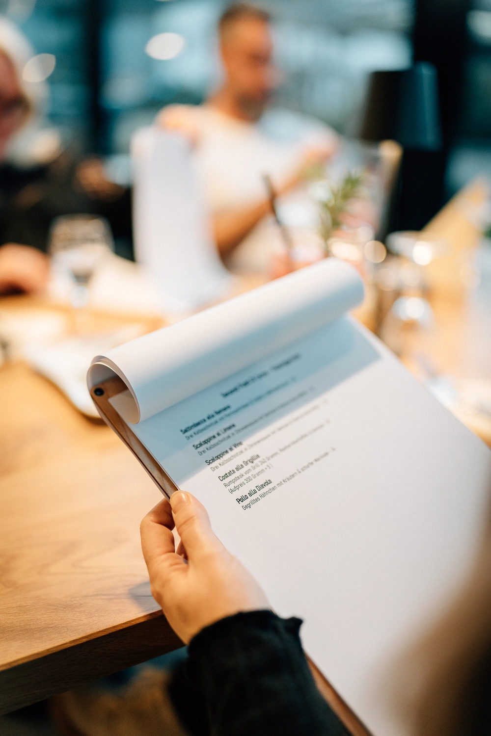 Sinn Kitchen - Restaurant - Menükarte